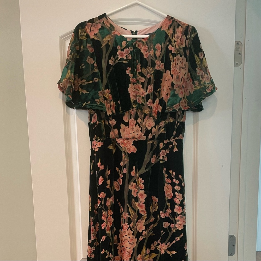 🌳Gorgeous velvety ModCloth maxi dress!